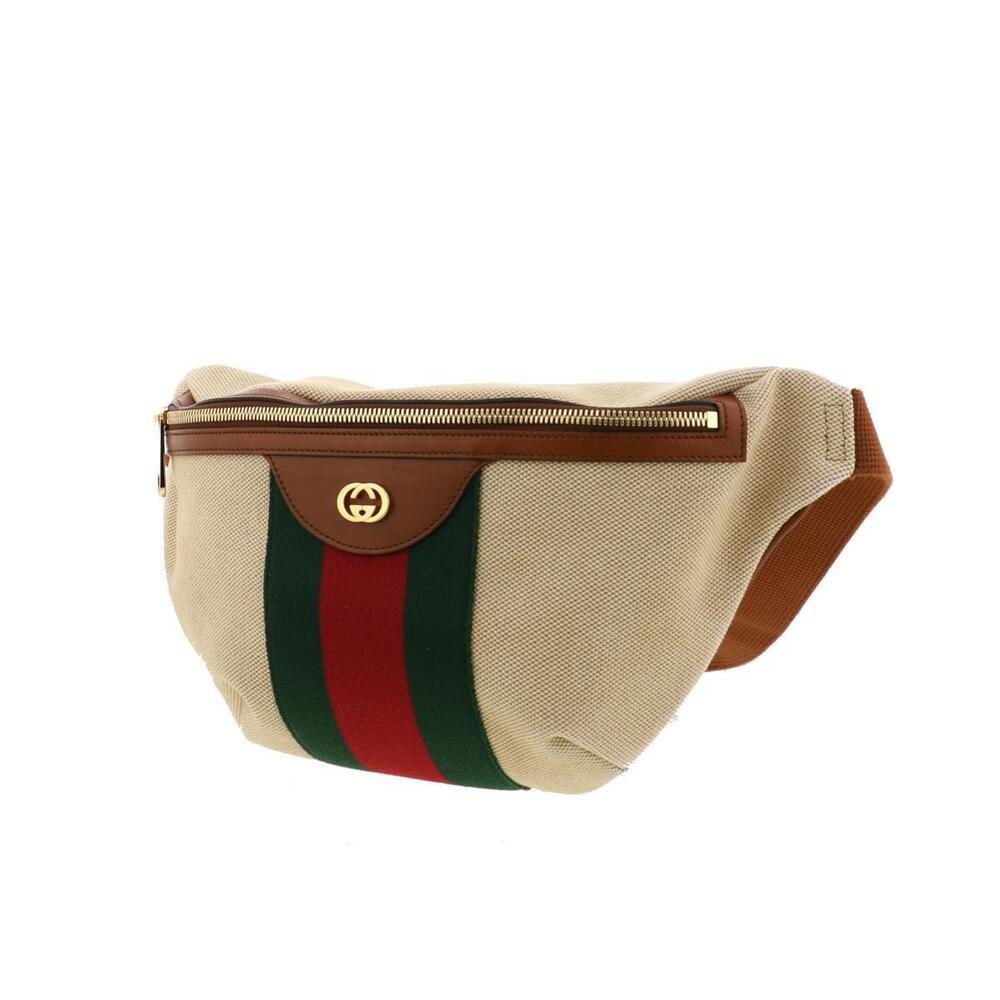 GUCCI Waist Clutch Bag Body Beige - Picture 2 of 6